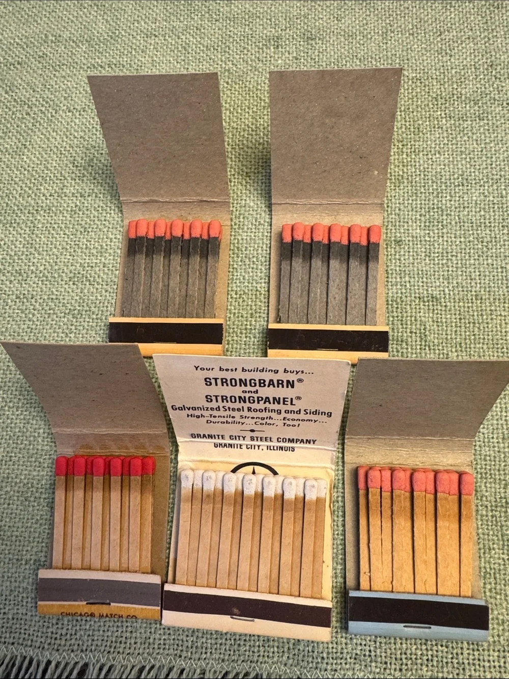 DIY Project. -Vintage Matchbook Lot with five additional matchbooks free 🆓